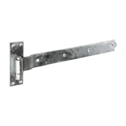 Cranked Band & Hook On Plates Hinges Hot Dipped Galvanised - 450mm