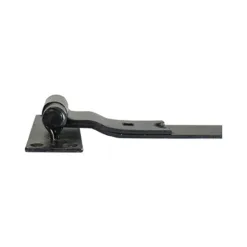 Alternative view of Cranked Band & Hook On Plates Hinges Black - 600mm