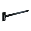 Cranked Band & Hook On Plates Hinges Black - 750mm