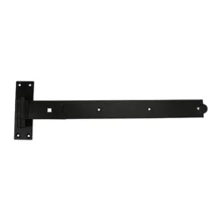 Straight Band & Hook On Plates Hinges Black - 600mm