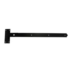 Straight Band & Hook On Plates Hinges Black - 750mm