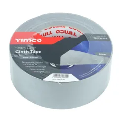 Alternative view of Heavy Duty Cloth Tape Silver - 50m x 50mm