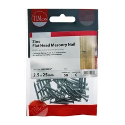 Alternative view of Masonry Nails Zinc - 2.5 x 25