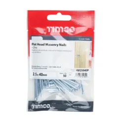 Alternative view of Masonry Nails Zinc - 2.5 x 40