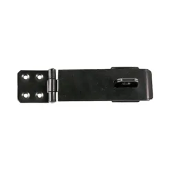 Hasp & Staple Safety Pattern Black - 3"