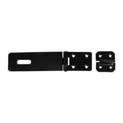 Alternative view of Hasp & Staple Safety Pattern Black - 6"