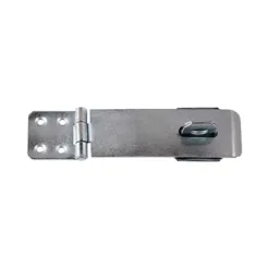 Hasp & Staple Safety Pattern Silver - 6"