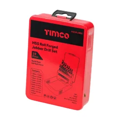 Alternative view of Roll Forged Jobber Drills Set HSS - 19pcs