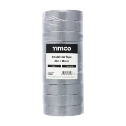 Alternative view of PVC Insulation Tape Grey - 25m x 18mm