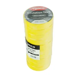 Alternative view of PVC Insulation Tape Yellow - 25m x 18mm