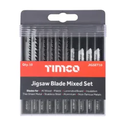 Mixed Jigsaw Set Wood & Metal Cutting High Carbon Steel & HSS Blades - Mixed