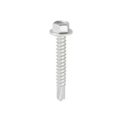 Self-Drilling Light Section Screws Exterior Silver - 5.5 x 38