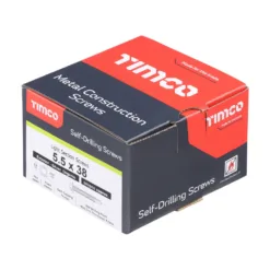 Alternative view of Self-Drilling Light Section Screws Exterior Silver - 5.5 x 38