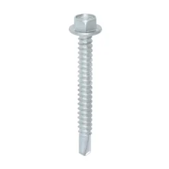 Self-Drilling Light Section Screws Exterior Silver - 5.5 x 50