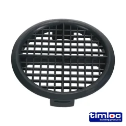 Timloc Push-in Soffit Vent Grey - 70.0