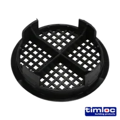 Alternative view of Timloc Push-in Soffit Vent Black - 70.0