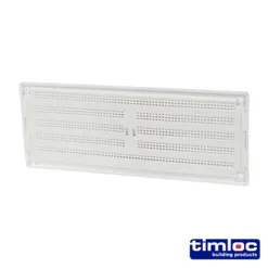 Alternative view of Timloc Hit and Miss Grille Vent White - 242 x 89mm