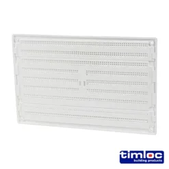 Alternative view of Timloc Hit and Miss Grille Vent White - 242 x 165mm