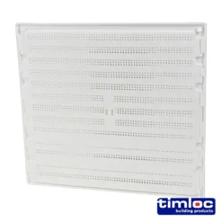Alternative view of Timloc Louvre Grille Vent Flyscreen White - 242 x 242mm