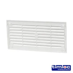 Alternative view of Timloc Louvre Mini Vent White - 165 x 89mm
