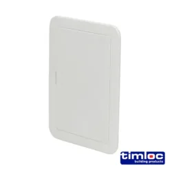 Alternative view of Timloc Access Panel Plastic Clip Fit White - 115 x 165mm