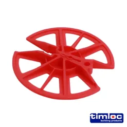 Insulation Retaining Discs Red - 80mm Dia