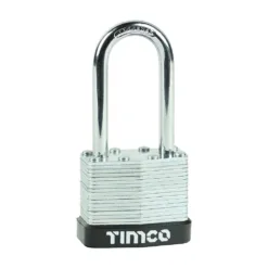 Laminated Padlock - Long Shackle - 40mm