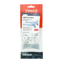 Alternative view of Light Tee Hinges Zinc - 4"
