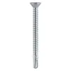 Self-Drilling Wing-Tip Steel to Timber Light Section Silver Screws - 5.5 x 65