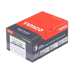 Alternative view of Multi-Fix Bolts Hex Head Exterior Silver - 10.0 x 100