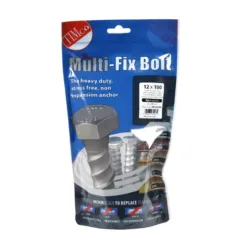 Alternative view of Multi-Fix Bolts Hex Head Exterior Silver - 12.0 x 100