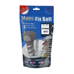 Alternative view of Multi-Fix Bolts Hex Head Exterior Silver - 12.0 x 150