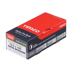 Alternative view of Multi-Fix Bolts Hex Head Exterior Silver - 16.0 x 100