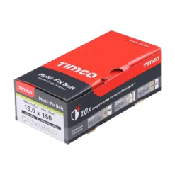 Alternative view of Multi-Fix Bolts Hex Head Exterior Silver - 16.0 x 150