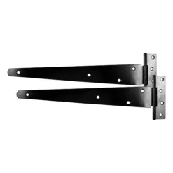 Medium Tee Hinges Black - 14"