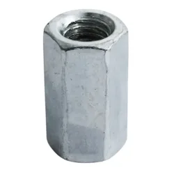 Hex Connector Nuts DIN6334 Silver - M10