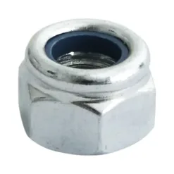 Nylon Insert Nuts Type P DIN982 Silver - M6