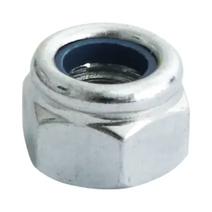Nylon Insert Nuts Type P DIN982 Silver - M8