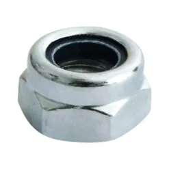 Nylon Insert Nuts Type T DIN985 Silver - M16