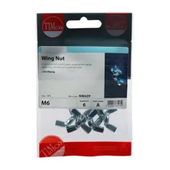 Alternative view of Wing Nuts Silver - M6