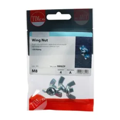 Alternative view of Wing Nuts Silver - M8
