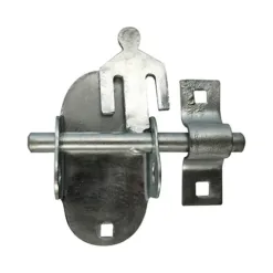 Oval Padbolt Silver - 4"