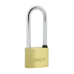 Brass Padlock Long Shackle - 40mm