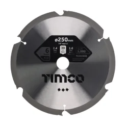 PCD Fibre Cement Saw Blade - 250 x 30 x 6T