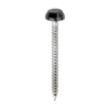 Polymer Headed Pins A4 Stainless Steel Anthracite Grey - 30mm