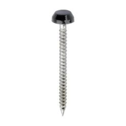 Polymer Headed Pins A4 Stainless Steel Anthracite Grey - 30mm