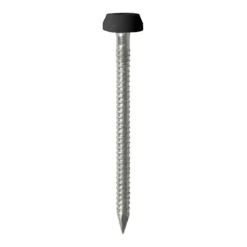 Polymer Headed Pins A4 Stainless Steel Black - 30mm