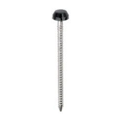 Polymer Headed Pins A4 Stainless Steel Anthracite Grey - 40mm