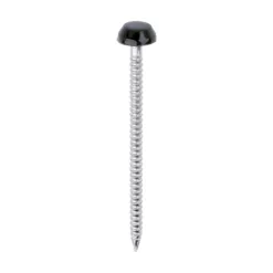 Polymer Headed Pins A4 Stainless Steel Mahogany - 40mm
