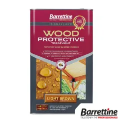 Barrettine Wood Protective Treatment Light Brown 5L